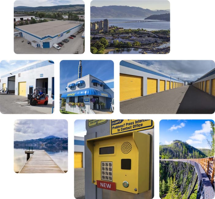 Space Centre commercial storage in Kelowna BC